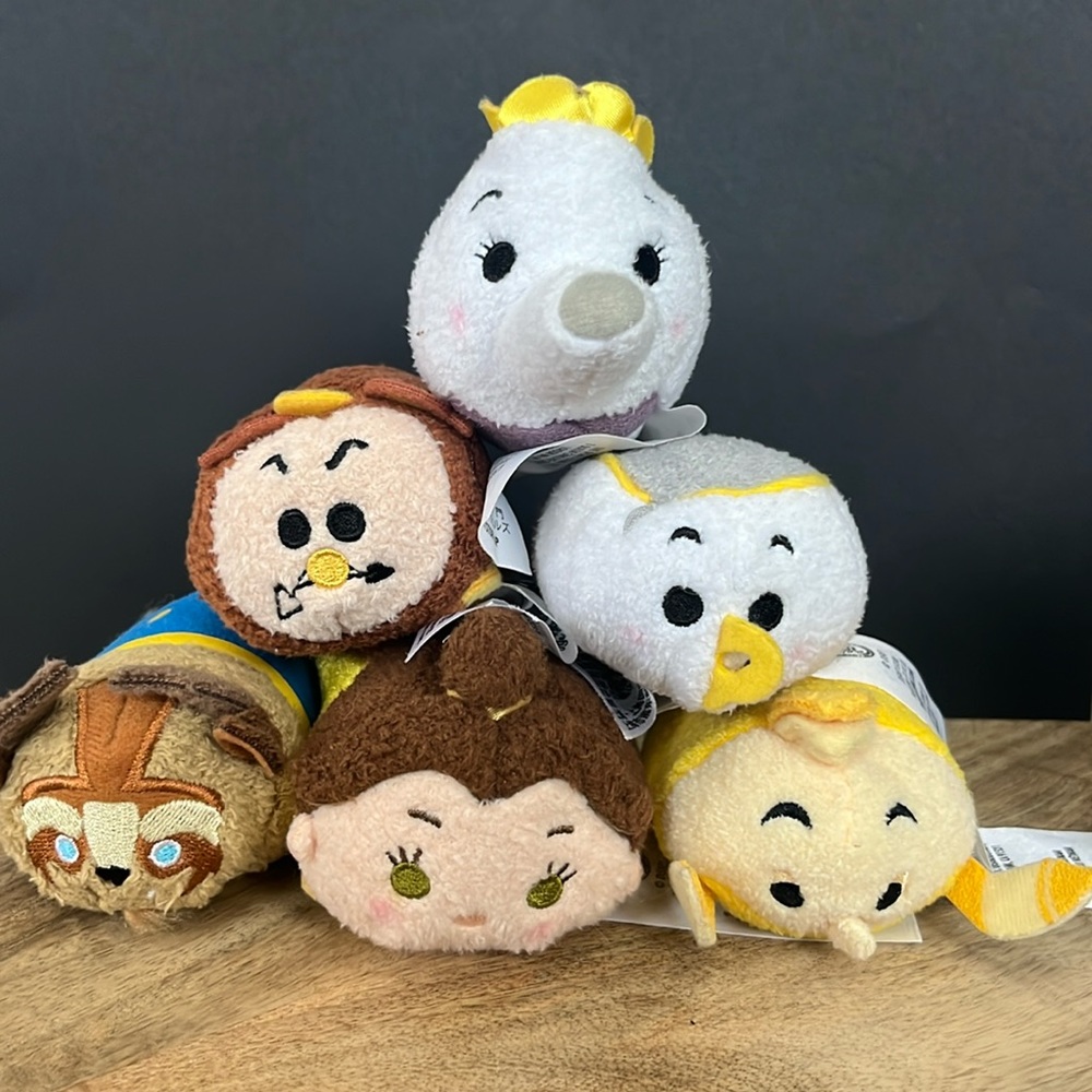 Disney beauty and the beast Tsum Tsum set